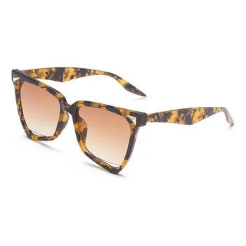 Módní Velký Rám Cat Eye sluneční Brýle, Ženy 2019 Nové Barevné Ženské Transparentní Retro Duté Sluneční Brýle Odstíny UV400 Velkoobchod