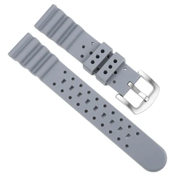 Na silikonové gumové Hodinky Popruh 20 22 24 mm, Vodotěsný a prodyšný Fluororubber Watchband Pro Každé Hodinky Značky #E