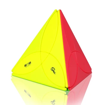 Nejnovější QiYi MoFangGe Jetel Pyramidy Magic Cube 3 List Čtyřstěn Cubo Magico 4 Barvy, Puzzle, Hračky Dárek Pro Děti, Děti, Dárky