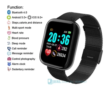 Nové Náměstí Chytré Hodinky Ženy, Muži, Smartwatch, Fitness Tracker Sport, Elektronika Smart Clock Bluetooth Chytré hodinky Pro Android IOS