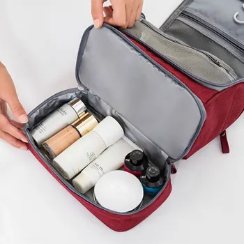 Nové Vodotěsné Visí Make-Up Kosmetická Taška Multifunkční Oxford Cestovní Organizátor Kosmetické Tašky Pro Ženy, Muže Mýt Toaletní Taška