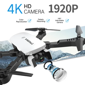 Nový hot prodej R8 mini drone skládací profesionální 4K HD letecký kvadrokoptéra dual fotoaparát gesto následovat