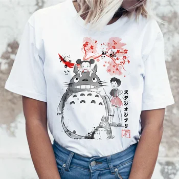 Nový Kreslený T Košile Ženy Kawaii Letní Topy Grunge Harajuku T-košile Plus Velikost Ulzzang Vtipné Anime Ohana Graphic Tričko Ženy