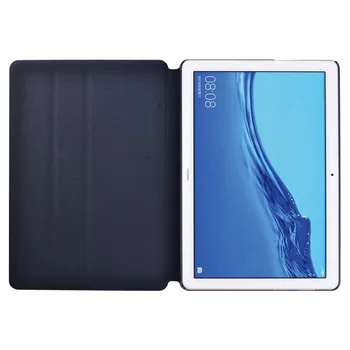 Nárazuvzdorné Folio Kožené Stojan Pouzdro pro Huawei MediaPad T3 8.0 Inch / T3 10 9.6 Inch / T5 10 10.1 Palcový Tablet Případ