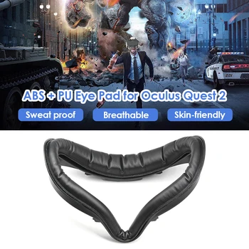Obličeje Rozhraní + PU Kůže Pěny Tvář Pad pro Oculus Quest 2 VR Headset