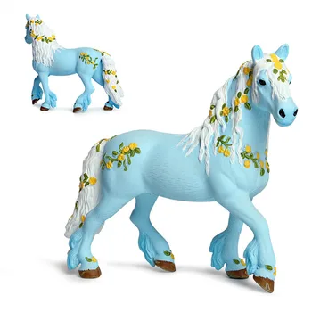 Oenux Původní Pohádky Bájné Zvíře Barevné Koně PVC Model, Akční Figurky Hračky hospodářská Zvířata, Koně, Figurky, Hračky Dítě Dárek