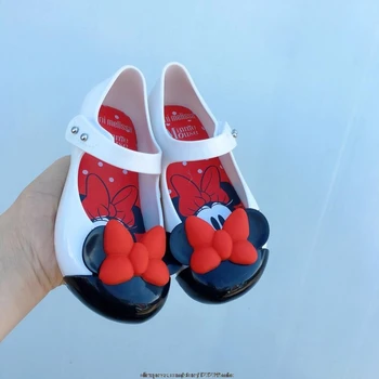 Originální Disney sandály poklad Mini Mickey Mouse Sandály Nové letní Děti Sandály Dívky Jelly Boty Sandály Non-slip Kid Boty