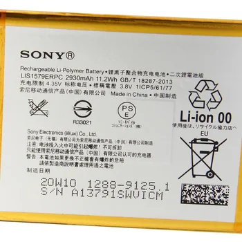 Originální SONY Baterie Pro SONY Xperia C5 Ultra E5553 Z3+ Z4 LIS1579ERPC 2930mAh Autentické Telefon Náhradní Baterie