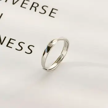 ORYANAVs925 Sterling Silver Mobius Prsten Couple Ring Otevřený Kroužek Pro Ženy Jemné Šperky Dárek, Snubní Prsteny Valentýna Dárek