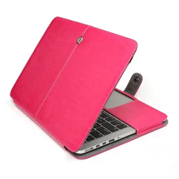 PFHEU,Pro Apple Macbook Air 11 13 PU Kůže Taška,nový Pro A1706 A1708 A1707,Pro Retina 12 13 15 inch,Flip Stand Laptop pouzdro
