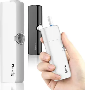 Pluscig K8 Knoflík Ovládání Nabitá Elektronická Cigareta Vape Kit Box Zařízení Kouře pro Elektronik Sigara Značky, Topení Tabáku Držet