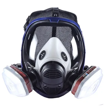 Plynová Maska, Respirátor s Kanystr Filtr Široce Používán Pro Ekologické Plynu Barvy Spary Kyseliny Prachu, Pesticidů, Ochrana Chemická maska