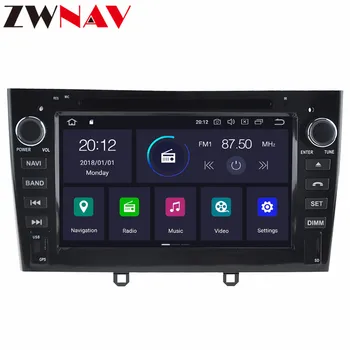 Pro PEUGEOT 308 408 2010-2016 Auto Rádio Multimediální Video Přehrávač, GPS Navigace 4+64G DSP IPS magnetofon auto stereo HD