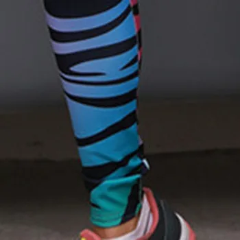 Push Up Legíny Ženy Cvičení Vysoké Pasu Jeggings Polyester zebra Print Legíny pro Ženy Fitness Kalhoty
