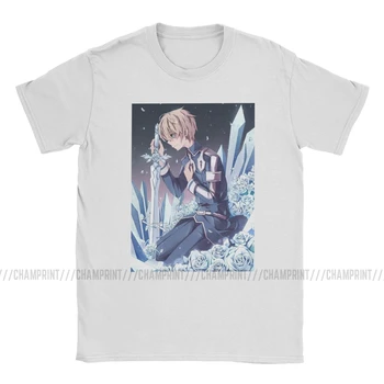 Pánské T-Shirt Eugeo SAO-Sword Art Online Humorné Bavlněné Tričko s Krátkým Rukávem Asuna Kirito Anime Manga Yuuki Herní Trička