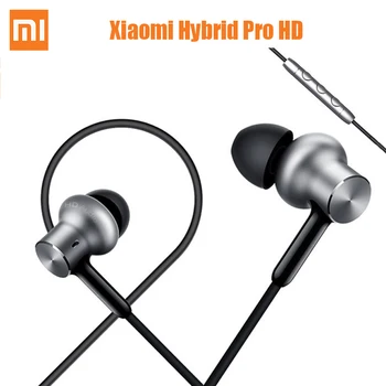 Původní Xiaomi Hybrid Pro HD Sluchátka mic volum control v uchu Triple Dual Driver Dynamické Vyvážené Kotvy zvuk audio volání