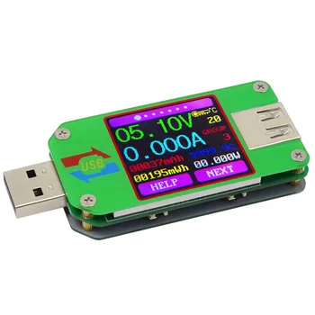QC 2.0 Baterie Power Bank USB detektor tester UM24C DC Voltmetr ampérmetr aktuální napětí metrů kapacitu sledovat, 40%OFF