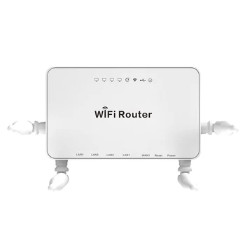 Rusko WE1626 Bezdrátový WiFi Router Omni 2 Firmware Routeru 12V 1A Napájení pro 3G 4G USB Modem WiFi Opakovač Stabilní Signál Routeru