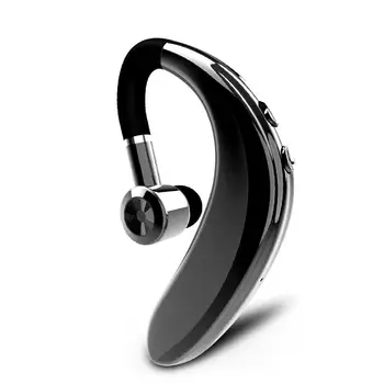 S109 1ks Bezdrátový Bluetooth Headset, za uši Dobíjecí Handsfree Podnikání Sportovní Sluchátka Ušní Háček Bluetooth Sluchátka s Mikrofonem