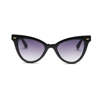 Sexy Cat Eye sluneční Brýle, Ženy Značky Značkové Retro Nýt, Black Gradient Sluneční Brýle Ženské Odstíny Brýle UV400 Oculos de sol