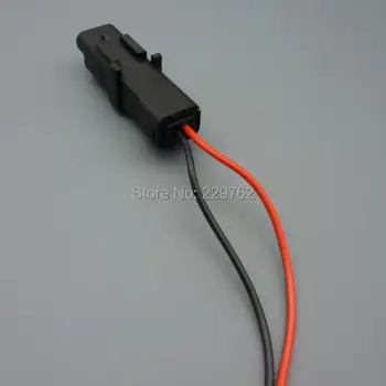 Shhworldsea 2 způsob, 1,5 mm Auto fo uzavřené ženské blinkrů plug Černá Sicma Auto Konektor FO lampa, Zásuvka pro pro Citroen PEUGEOT