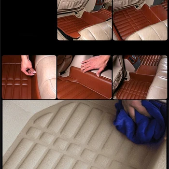 SJ 3D Vodotěsné Vlastní Auto Podlahové Rohože Přední A Zadní FloorLiner Styling Auto Carpet Mat Pro SUZUKI SX4 2010 2011 2012 13 14-2018