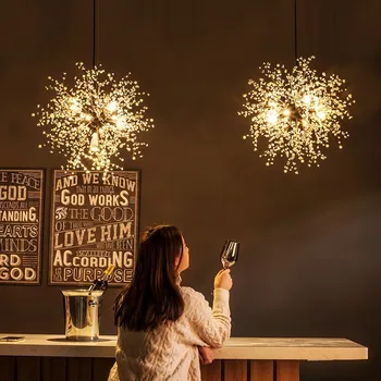 Skandinávské Lustr lampa Kuchyň Bar restaurace Ložnice sputnik lustr, osvětlení, Art Decor lustre de led Závěsné svítidlo