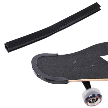 Skateboard Deck Protector Stráže U Kanálu Design Gumy a Oceli Módní Nárazníky Narazit Longboard Taneční Deska Crash Gumové Pásy