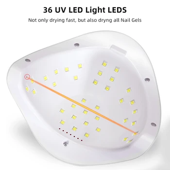 SLUNCE X5 Plus UV LED Lampa Na Nehty Vlasů 36 / 12 Led Nehtů Gel Lampa Lampa Pro Sušení Gelu Lak 4Timing LCD Led Lampa Pro Manikúru