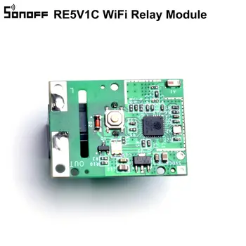 SONOFF RE5V1C Wifi Relé Modul Přepínač 5V DC e-Welink Vzdálené Napájení Spínače Relé Tipovací/Selflock Režimu Pro Inteligentní domácnost