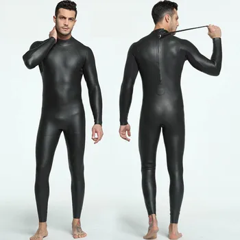 Spearfishing Kůže, Neopren CR + Elastické 3MM neoprenové muži ženy Jeden Kus Potápění potápění oblek šnorchlování tepelné plavky