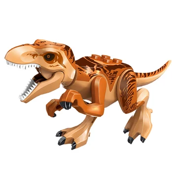 Stavební Bloky Hračky Dinosaurů Jurassic World Series Park Triceratops Indominus Rex Malé Cihly pro Děti Děti Chlapci Dívky