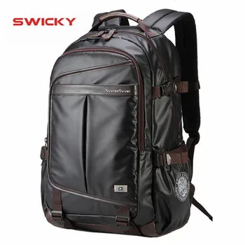 SWICKY multifunkční batoh muž taška módní vodotěsné cestování business 15,6 palcový notebook batoh, muži
