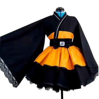 Trajes de Naruto Cosplay přivedla de Anime Naruto para hombre Show trajes de dibujos animados japoneses Naruto abrigo Top šaty