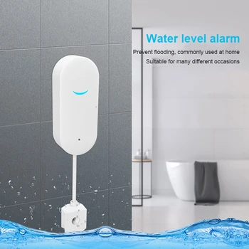 Tuya WIFI Inteligentní Úniku Vody Alarm Úniku Vody Alarm Detektor Flood Inteligentní Domácí Alarm Přetečení A Plné Vody, centrál Dálkový, Alarm