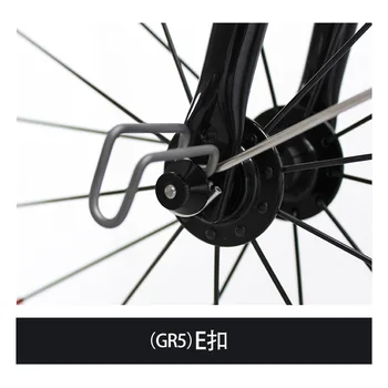 Ultralehká 5.5 g jízdních Kol, Vidlice, Háček, Kolo, titanové E Typ Pothook Používá pro Brompton Skládací Kolo BMX Díly