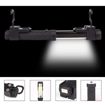 USB nabíjením XPE COB Světlo Pracovní LED Magnetická Svítilna Nouzové Auto Inspekční Lampa Svítilna Build-in lithium-ion baterie