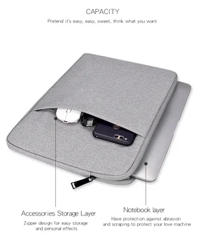 Vodotěsné Laptop Sleeve Bag pro rok 2020 Nové 11 13 13.3 15 16 inchs Apple Macbook Air Pro Retina Dotykový Panel A2141 A1990 A2179 A1466