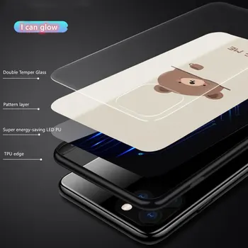 Volání Se rozsvítí Led Blesk Telefon pouzdra Pro iPhone 11 8 7 6 6s Plus XS Max XR X 2020 SE Svítící Zadní Kryt Příslušenství