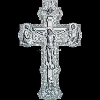 Vysoce kvalitní Nové 3D modelu pro cnc Cross_V2 3D vyřezaná socha stroj v STL souboru Náboženství 