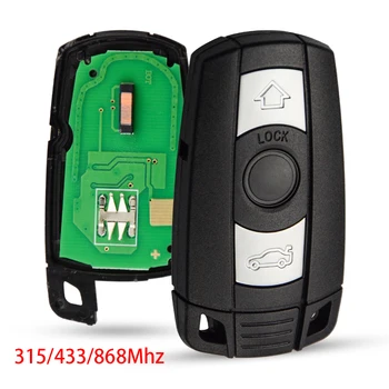 WhatsKey Smart Card Vzdálené Klíče od Auta 315/433/868 mhz PCF7945 ID46 Čip Pro BMW CAS3 Systém 1/3/5/7 Series E91 E92 E60 E90 X5 X6 Z4