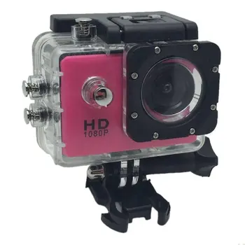 Wi-fi Akční Kamera 30M Plastové Vodotěsné Potápění Pro Sportovní Mini Dv 1080P Video Kamera na Kole Helmu, Auto Kamera Dvr