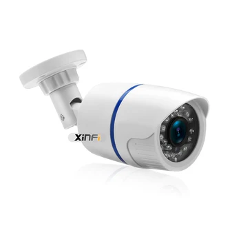 XINFI HD 1080P PoE IP Kamera 2MP IR Laser Noční Vidění, Vnitřní/Venkovní Vodotěsné ONVIF P2P CCTV Síťová Kamera s USB LED Dárek