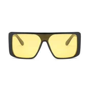 YAMEIZE Nadrozměrných Den Noční Vidění Brýle, Ženy, Brýle na Řízení Muži Žluté Čočky Náměstí Řidičské Brýle UV400