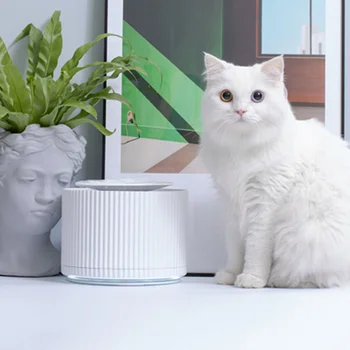 Youpin Inteligentní Kočka Pet Zásobník Vody Vodní Filtr 1.88 L 5 Vrstva Filtru 360 ° Otevřít Pití Zásobník Zvířat Pítko