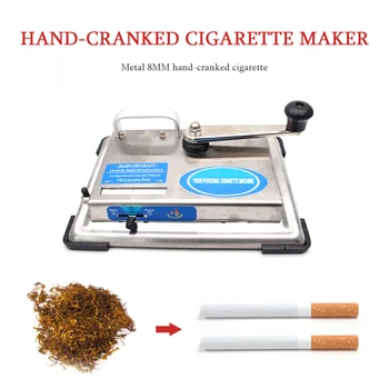 Z nerezové Oceli Cigaretu Maker Válec Ručně zalomené Tabáku Válcovací Stroje, Ruční Cigaret plnička Kouření DIY Nástroje