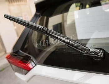 Zadní Stěračů Čelního skla Kryt Lišty Pro Toyota RAV4 Hybrid Dobrodružství 2019 2020 Uhlíkových Vláken