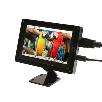 Zdarma Driver Plug and Play! 5 palcový 800*480 Kapacitní Dotykový Displej Monitor pro Raspberry Pi, Windows PC, BeagleBone Black