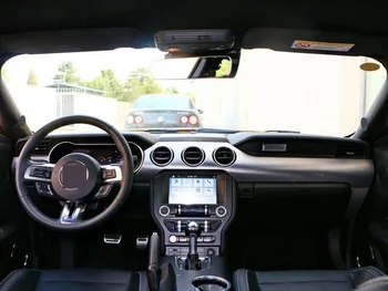 ZWNAV Android 10 DSP PX6 Carplay Vertikální displej Auto GPS Navigace Pro Ford Mustang-2020 Multimediální rádio Přehrávač