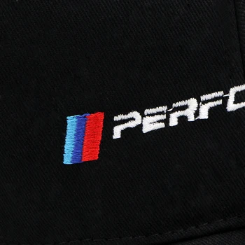 Závodní čepice Módní Bavlněné Auto logo M performance kšiltovka čepice Pro M3 M5 3 5 7 X1 X3 X4 X5 X6 330i Z4 GT 760li E30 E34 E36